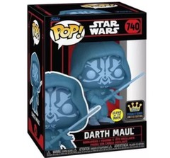 Funko Star Wars Specialty Series POP Darth Maul Hologram Glow In The Dark Vinyl