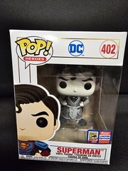 Funko Superman #402 Black and White (Imperial Palace) SDCC 2021 Limited Sticker