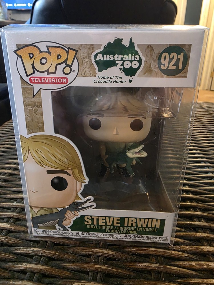 Funko Pop! Vinyl: Steve Irwin #921 the Crocodile Hunter With Protector