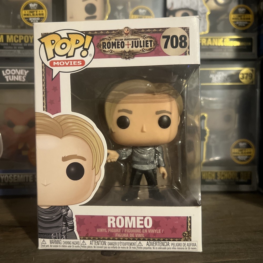 Funko Pop Movies Romeo & Juliet 708 William Shakespeare Romantic Vinyl Figure