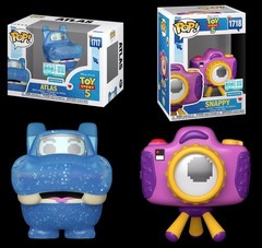 Funko Pop! Disney Toy Story 5 #1717 & 1718 Atlas & Snappy – LE 9500 w/ Protector