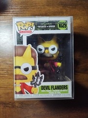 Funko Pop! Vinyl: The Simpsons – Devil Flanders #1029 W/Protector