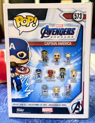 Funko POP! Marvel Avengers: Endgame Captain America #573 Vinyl Figure DAMAGED