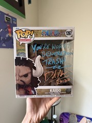 Funko Pop! Vinyl Super 6 in: One Piece – Kaido #1267 Signed by David Sobolov