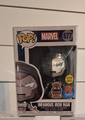Funko Infamous Iron Man Dr Doom MARVEL w/ Pop Protector