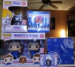 Fundays Funko 2021 Marriotti & Becker 2 Pack With Torchy. Pin, bandana and bam