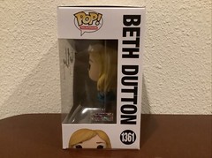 Rare Autographed Funko Pop! Television Yellowstone 1361 Beth Dutton With COA