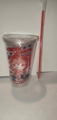 New Funko Wonder Woman Tumbler Cup And Straw Legion Of Collectors Exclusive RARE