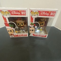 Funko Pop Mickey Mouse (612) And Minnie Mouse (613) (See Description)