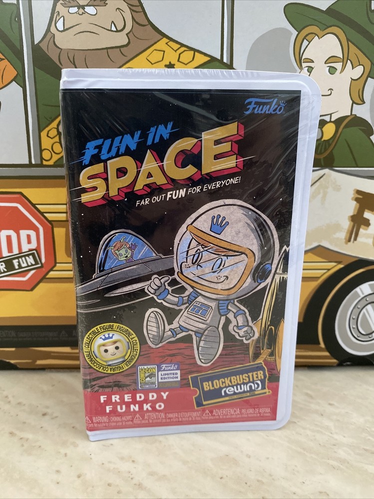 SDCC 2023 Funko Blockbuster Rewind w/ Exclusive Freddy Funko Fun In Space Sealed