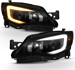 – for [Halogen Model] Black Smoked 2008-2014 Subaru Impreza WRX Switchback LED D