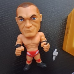 WWE Champs Randy Orton Pop N Lock Surprise Figure with Mic Accessory & Card