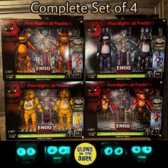 Complete Set Five Nights at Freddy’s Jazwares Endo Series FNaF Action Figures