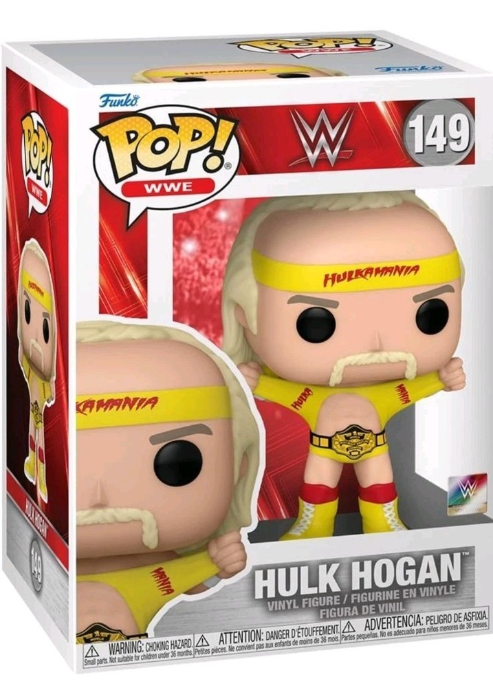 Funko Pop! WWE: Hulk Hogan #149 New Wwf Wrestling Sealed Collection Retired