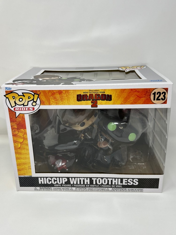 Funko Pop! Rides DLX: How to Train Your Dragon – Hiccup with Toothless NOT MINT