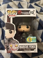 Marcus Fenix with Locust Head Funko Pop 112 2016 SDCC 1000pcs Black Lancer