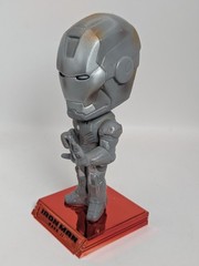 Funko Wacky Wobbler Red Chrome Base Iron Man Mark 2 Battle Damaged Costco-No Box