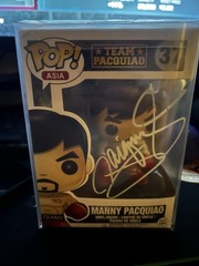 3 Funko Pop Collectors Manny Pacquiao Limited Edition With Autographed