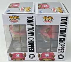 Funko Pop! One Piece Tony Tony Chopper #2340 CHASE COMMON Set of 2 W/Protector