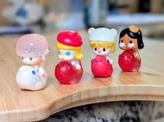 Authentic Pop Beans Lot Of 4 Lucky Charm CryBaby/Molly/Dimoo/Sweet Bean