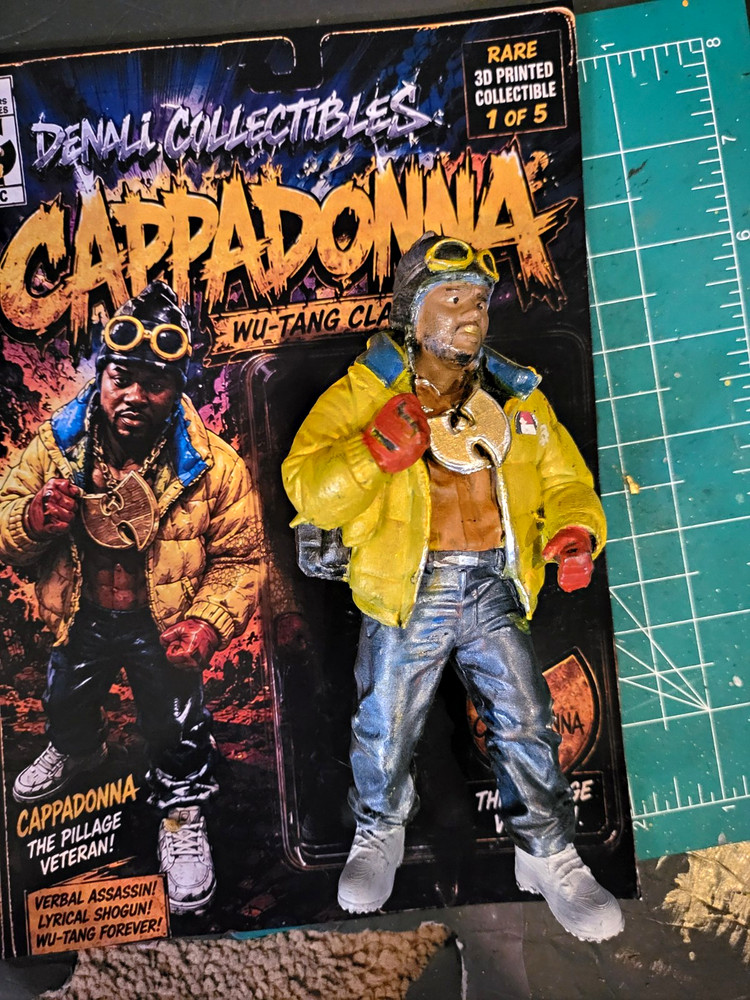 Denali Collectibles Cappadonna Wu-Tang Clan 3D Printed Plastic Figure 1 of 3