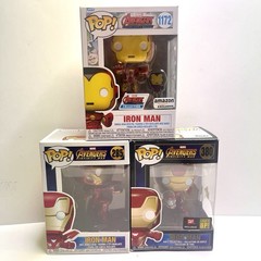 Funko Pop – Iron Man 285 380 1172 *FREE PROTECTOR* Light Up + Pin