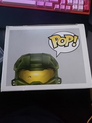 Gold Master Chief Funko Pop Halo Blockbuster Exclusive 03 Box ONLY!
