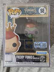 Funko Pop! Freddy Funko As Donatello Metallic Edition LE 4600 Fundays SDCC 2026