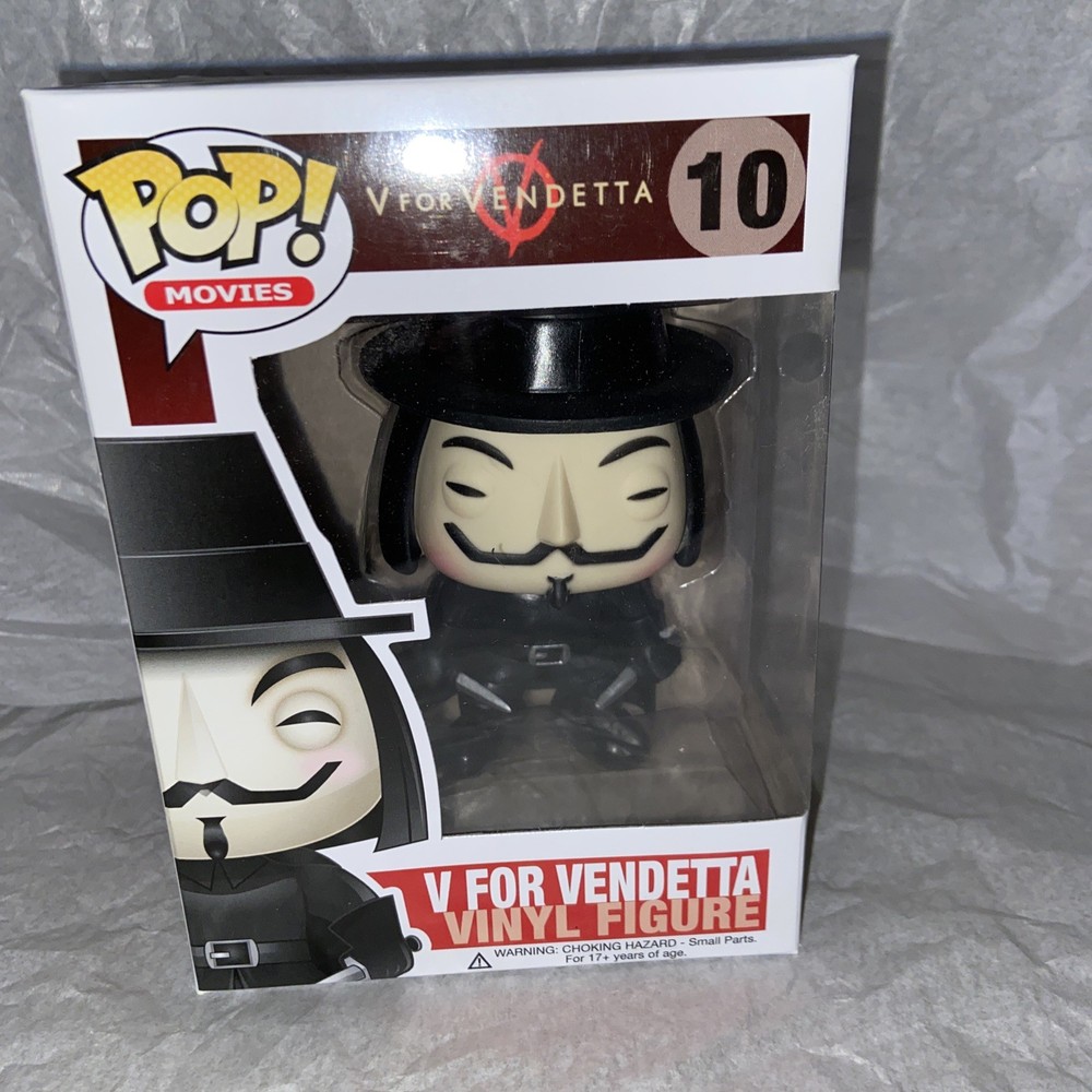Funko Pop! Movie #10 V For Vendetta Vaulted/ Retired NIB RARE VHTF