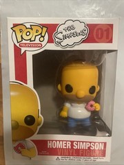 Funko Pop Vinyl Homer Simpson #01 Brand New In Box Unopened