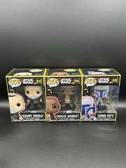 Funko Pop Star Wars Complete Set #833 #834 #835 Count Dooku Mace Windu Jango