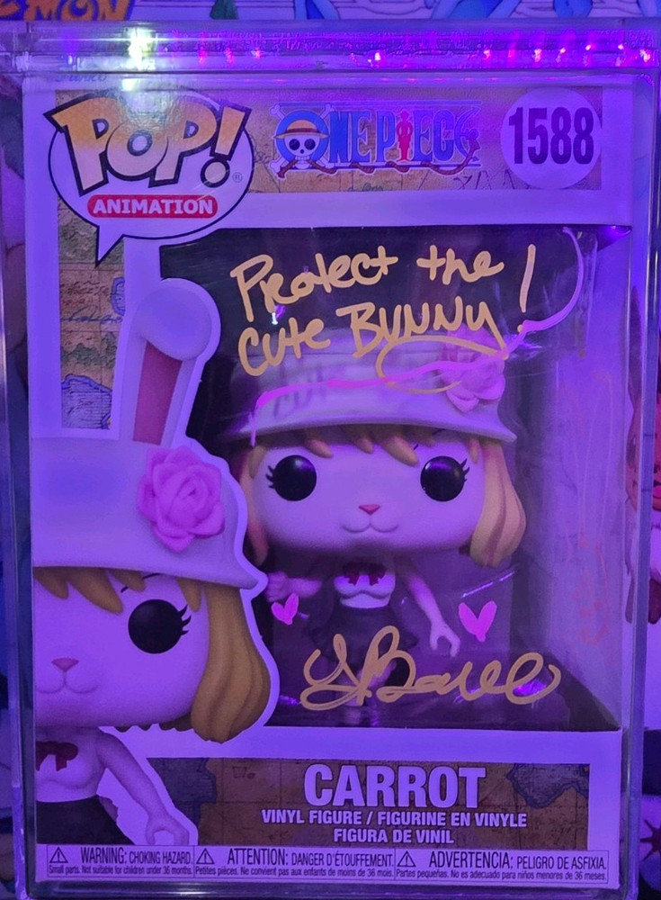 Funko Pop! Animation One Piece Carrot #1588 Autographed JSA CD72848