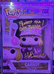 Funko Pop! Animation One Piece Carrot #1588 Autographed JSA CD72848