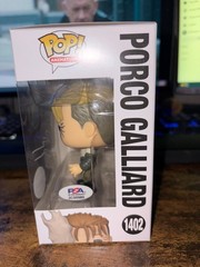 Funko Pop! Attack On Titan Porco Galliard SE #1402 Signed by Kellen Goff