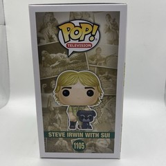 Funko Pop Crocodile Hunter Steve Irwin With Sui 1105 BOX DAMAGE SEE PHOTOS