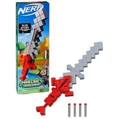 NERF • Minecraft Heartstealer Foam Sword • Incl 4 Foam Darts • Ships Free