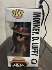 Funko Pop One Piece Glossy Hair Monkey D. Luffy 98 JJL160309 OG Barcode SEE PICS