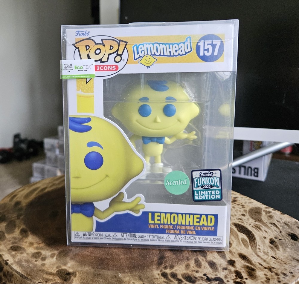 🍋 Funko Pop! AD ICONS #157 Lemonhead Exclusive Scented Edition FUNKON 2022 🍋