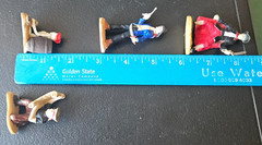 PIRATE FIGURES. MISC DETAILED SET. LADY PIRATE, PIRATE, SITTING SKELETON. SAFARI