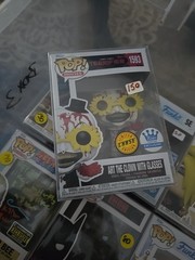 Authentic Funko Pop! Terrifier Art the Clown With Glasses #1593 Bloody Chase