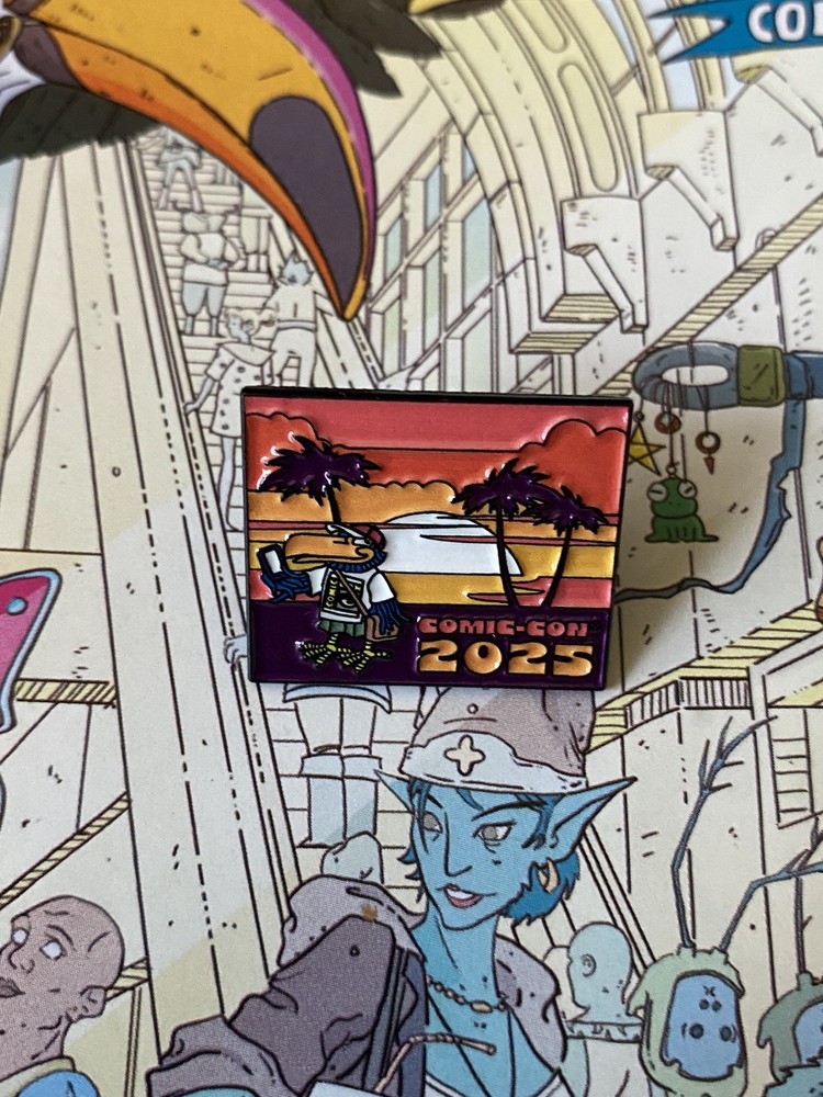 2025 San Diego Comic Con SDCC Event Attendee Enamel Pin