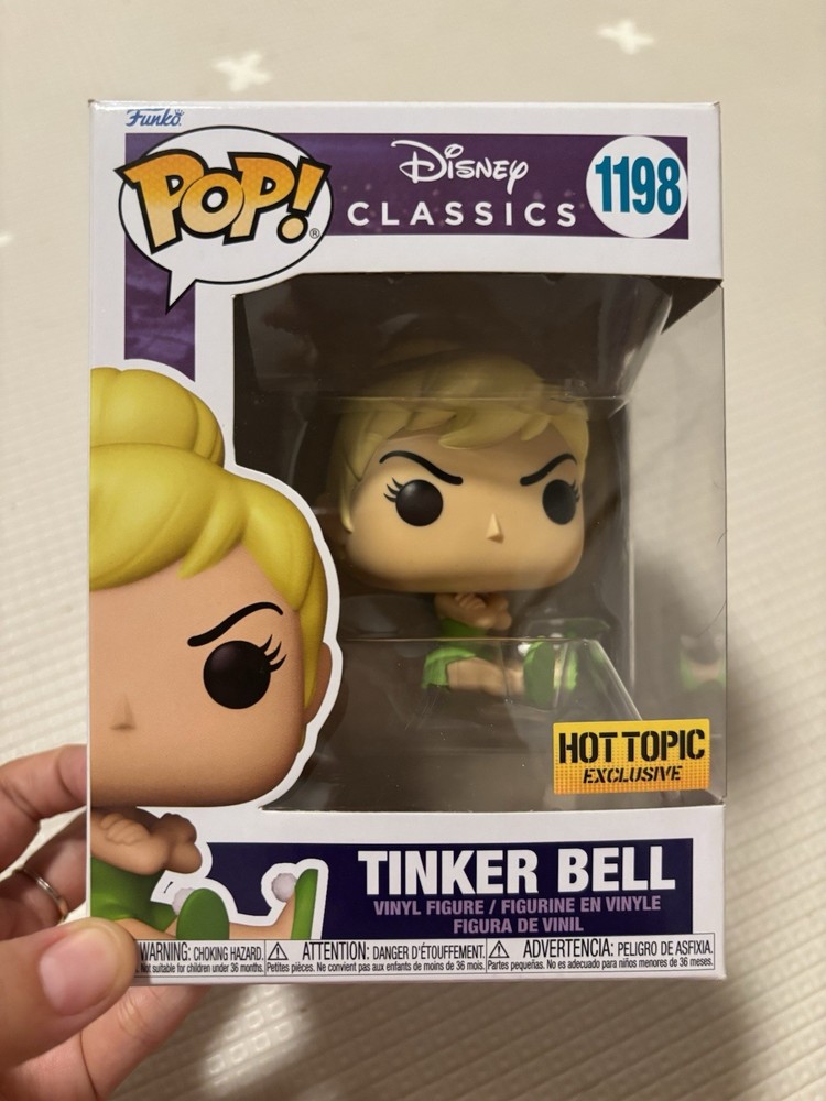 Funko Pop! Disney Classics Tinker Bell #1198 Hot Topic Exclusive Vinyl Figure