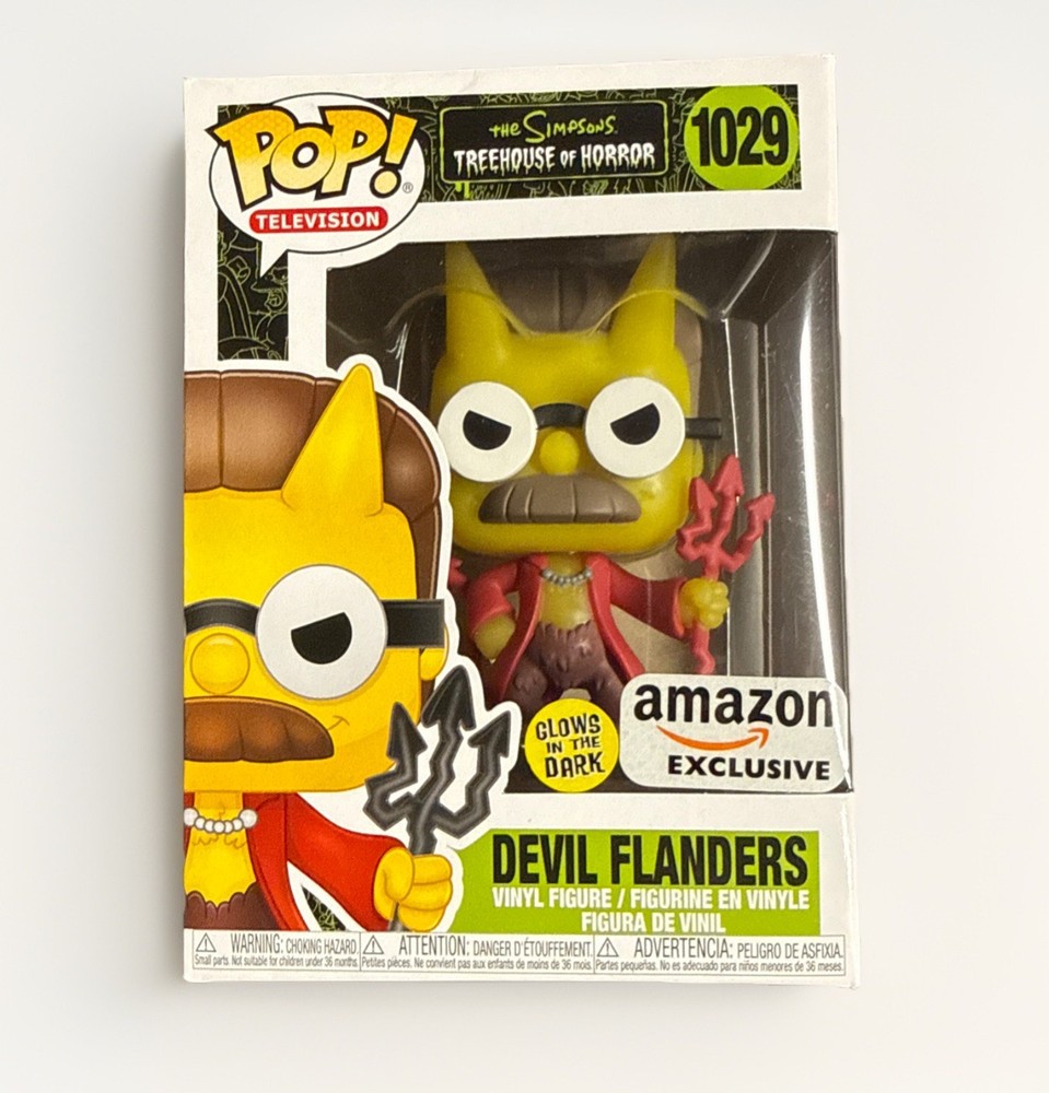 Funko Pop! Vinyl: The Simpsons – Devil Flanders (Glows in the Dark) – Amazon