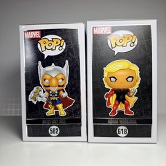 Marvel 80 Years Funko Pop Lot Beta Ray Bill 582 & Adam Warlock 618