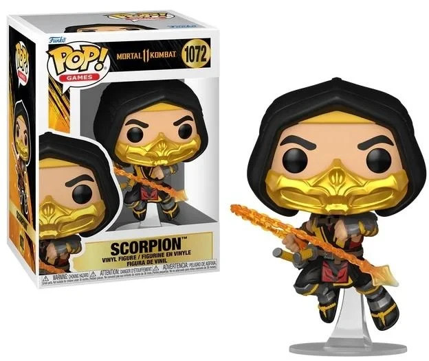 Funko Pop Games: Mortal Kombat 11 Fatality – Scorpion -Vinyl Figure #1072 #80305