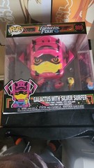 Funko Pop Marvel Galactus with Silver Surfer Black Light 10″ Vinyl Figure