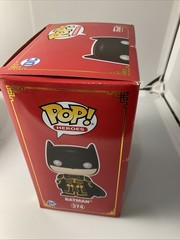 Lot Of 3 Funko Pop! DC Comics Batman #374, Joker #375, Harley #376 Box Bit Damag