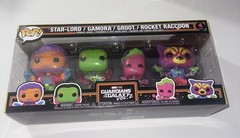 Marvel Funko Pop Guardians Of The Galaxy Volume 2 Black Light 4 Pack