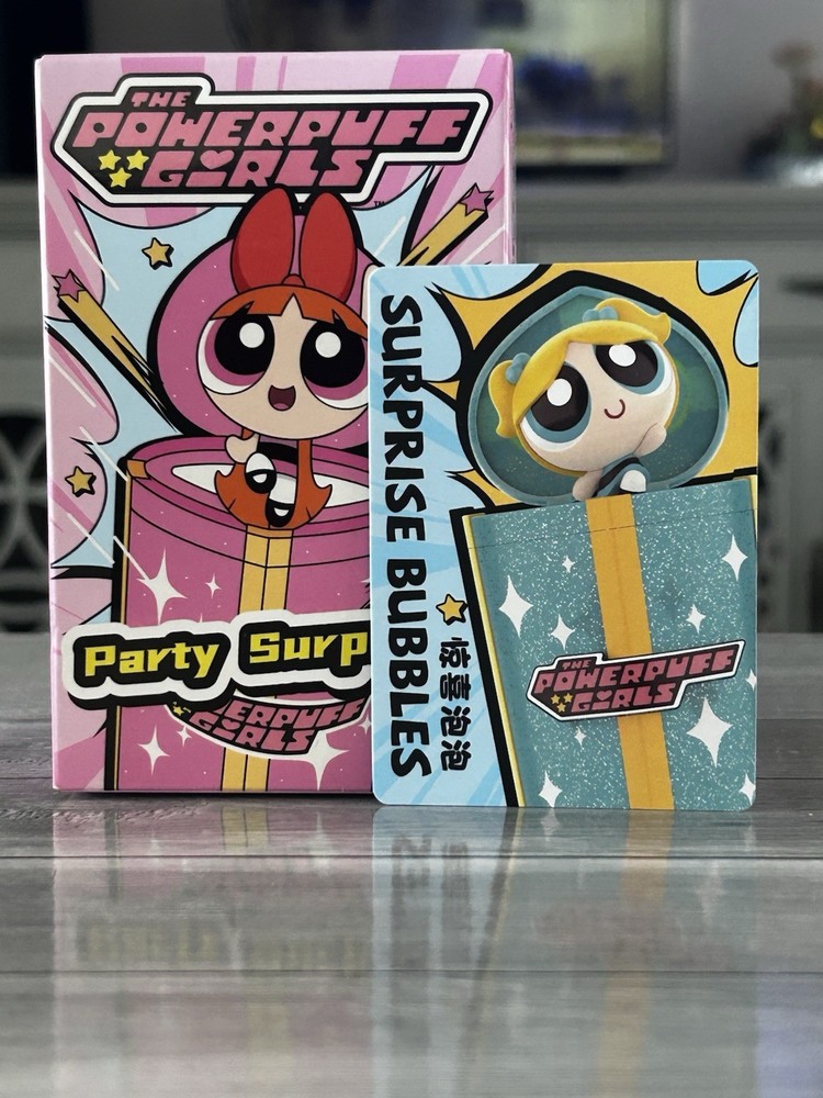 Pop Mart The Powerpuff Girls Party Surprise SURPRISE BUBBLES figure figurine