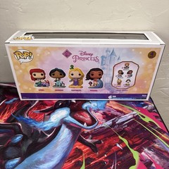 NEW- Funko Pop Disney Princess 4 Pack- Ariel, Jasmine, Rapunzel, Moana- NIB As a